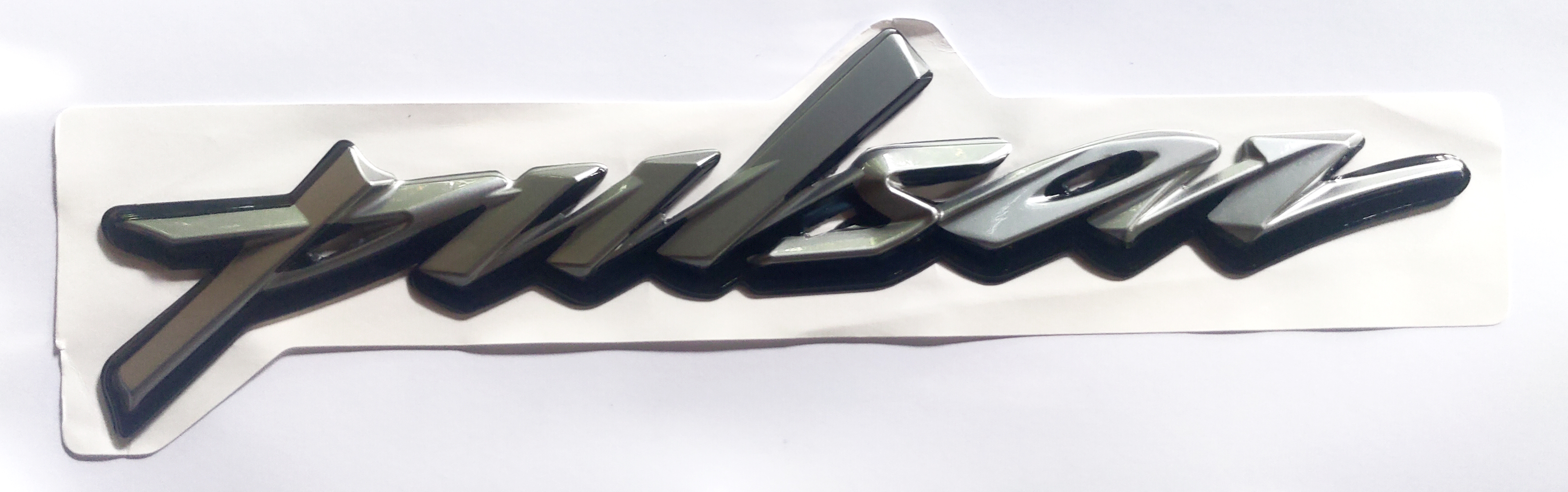 Pulsar Black Rubber Without Logo — INDIAN BIKE BADGES sticker, Sri Lanka